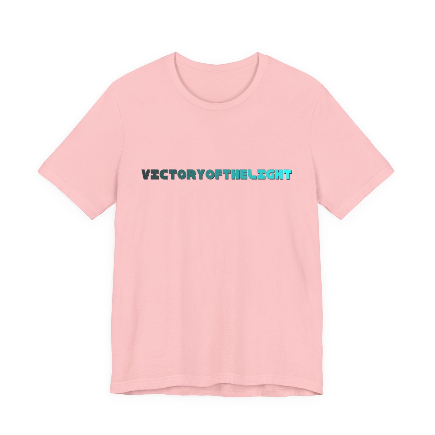 Victory Of The Light  Blue Banner T-Shirt Short Sleeve