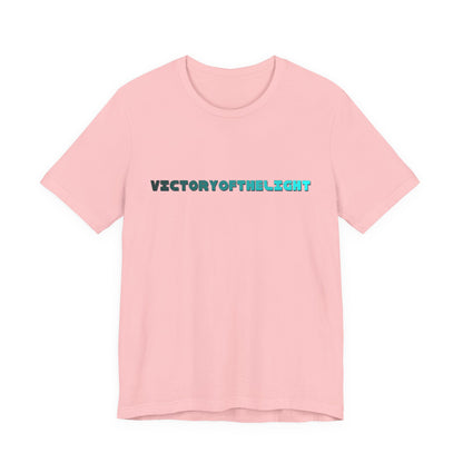 Victory Of The Light  Blue Banner T-Shirt Short Sleeve