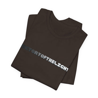 Victory Of The Light Grey Banner T-Shirt Short Sleeve