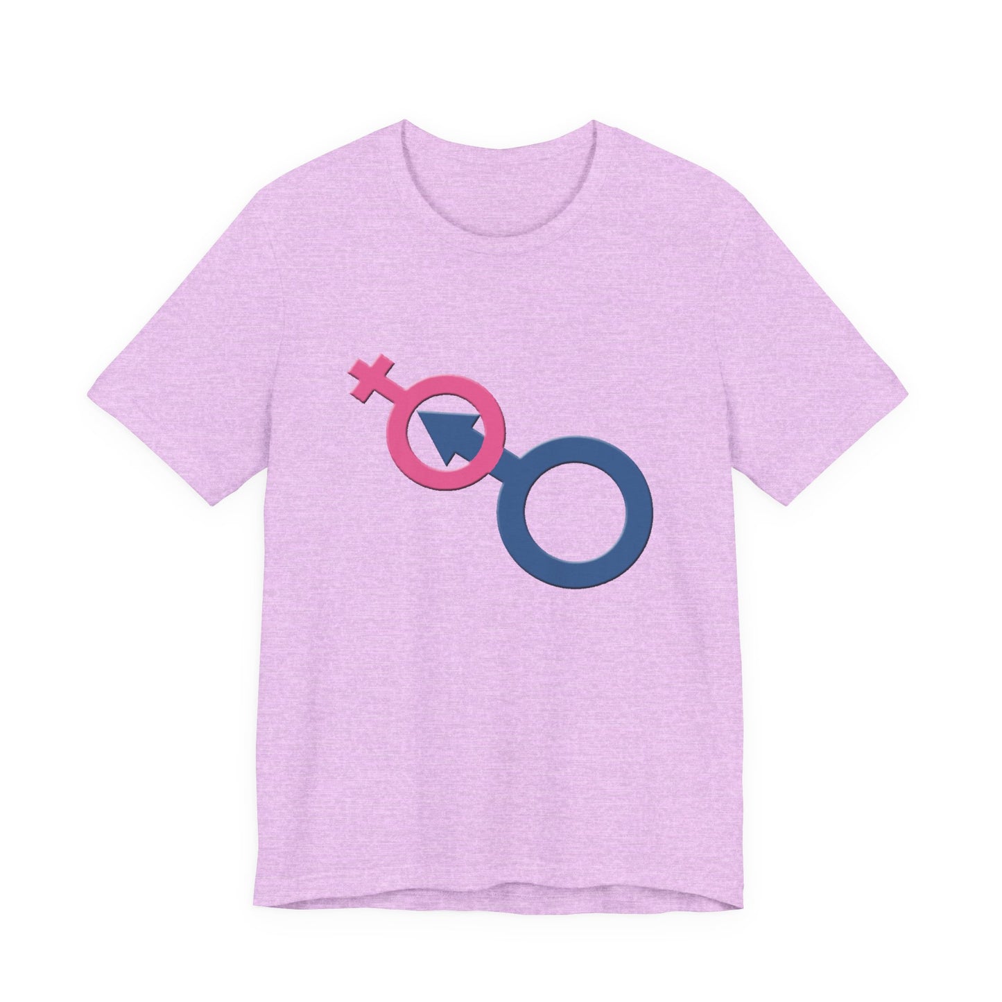 Man In Woman T-Shirt Short Sleeve