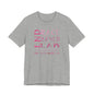 END RACE BASED LAW Canada Slim Pink T-Shirt Short Sleeve
