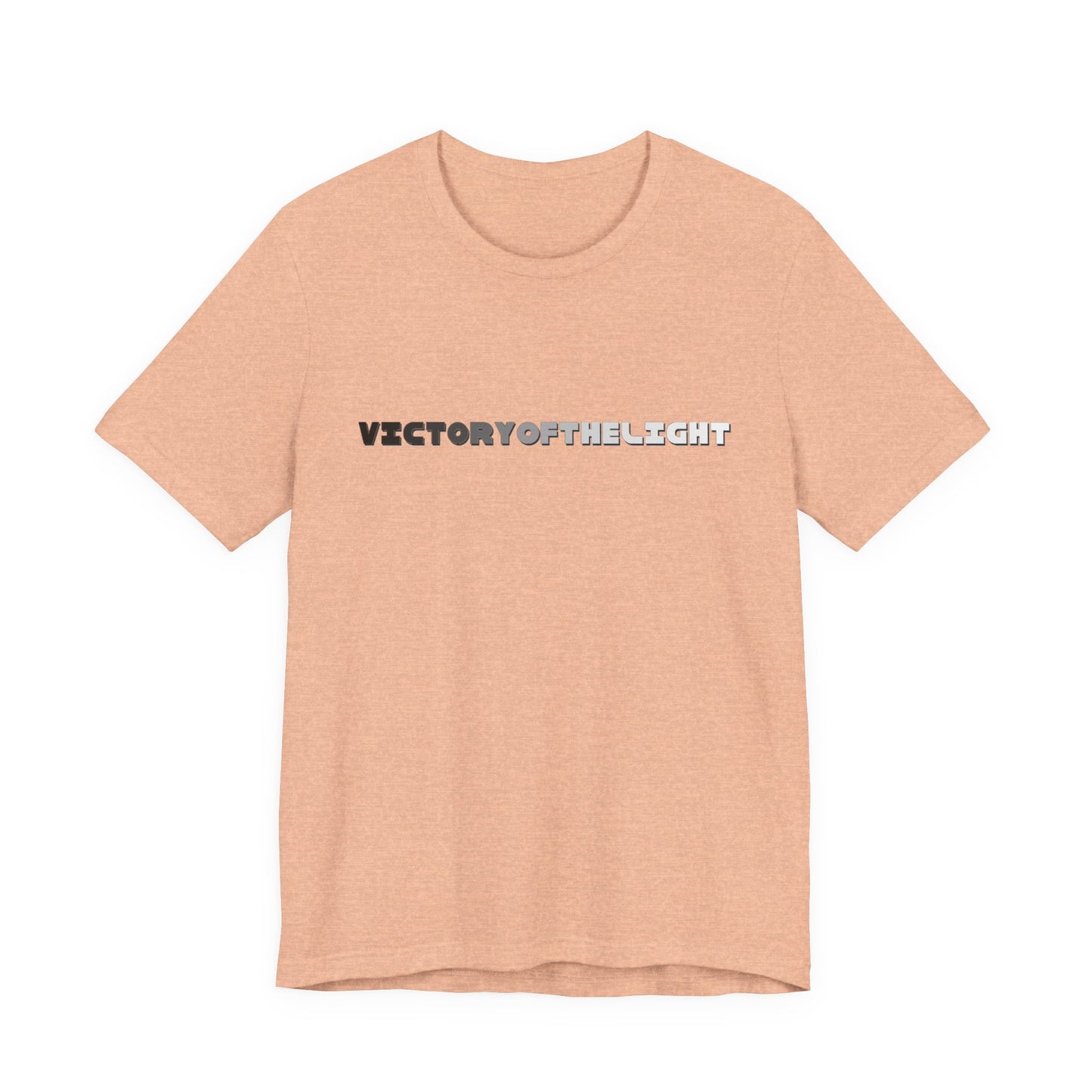Victory Of The Light Grey Banner T-Shirt Short Sleeve