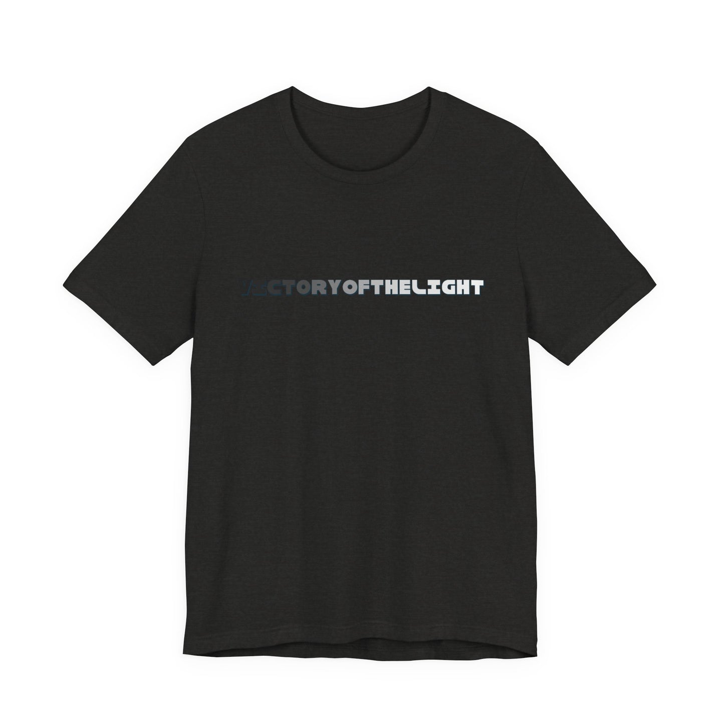 Victory Of The Light Grey Banner T-Shirt Short Sleeve