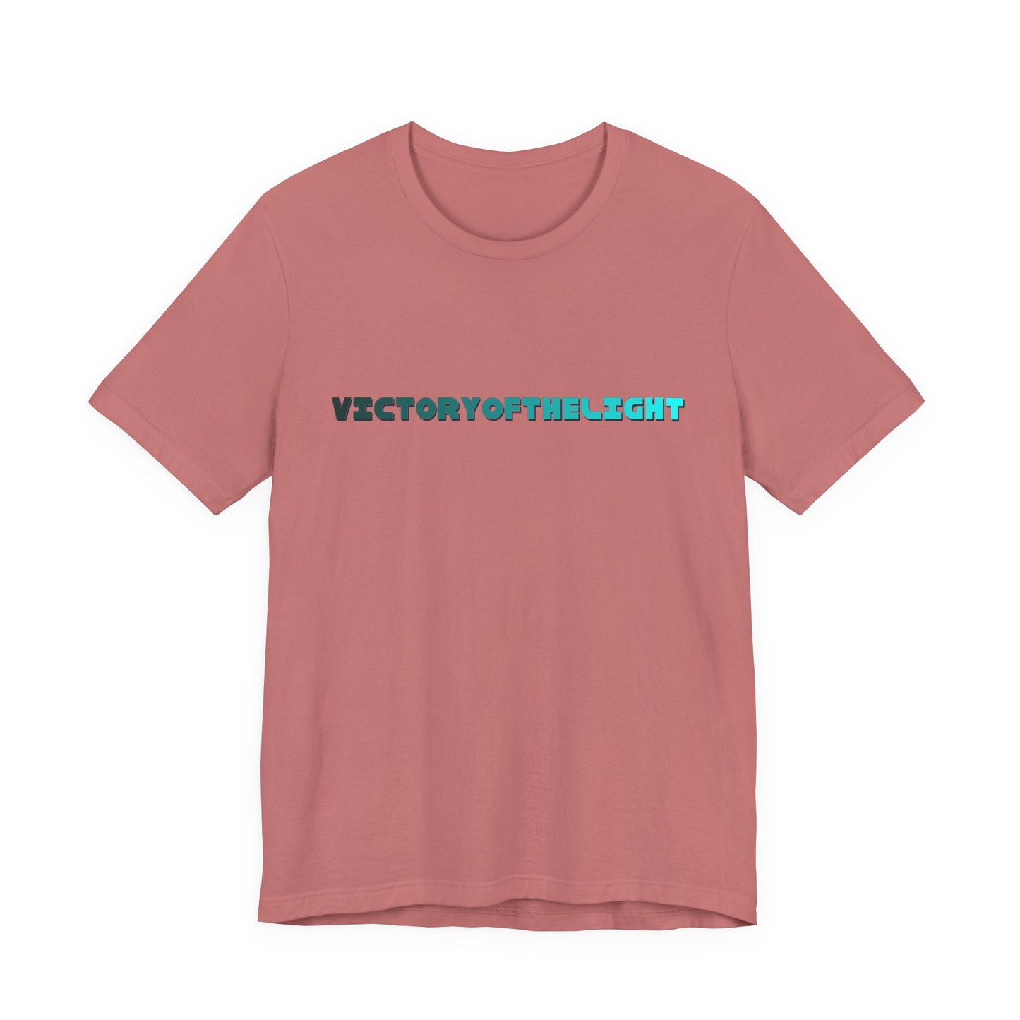 Victory Of The Light  Blue Banner T-Shirt Short Sleeve