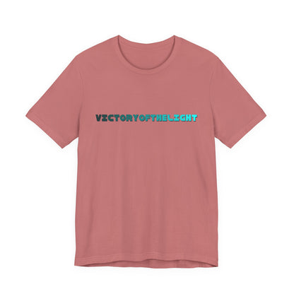 Victory Of The Light  Blue Banner T-Shirt Short Sleeve