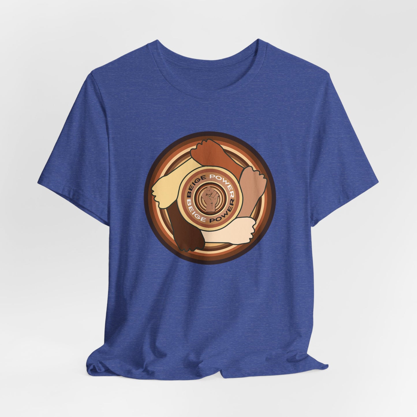 Beige Power T-Shirt Short Sleeve