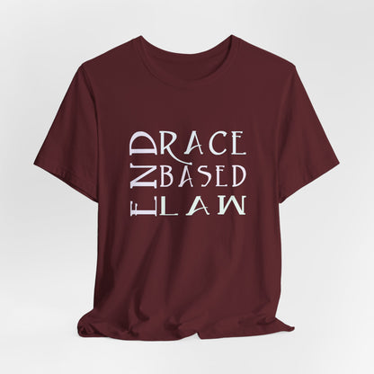 END RACE BASED LAW  Slim Pastel T-Shirt Short Sleeve