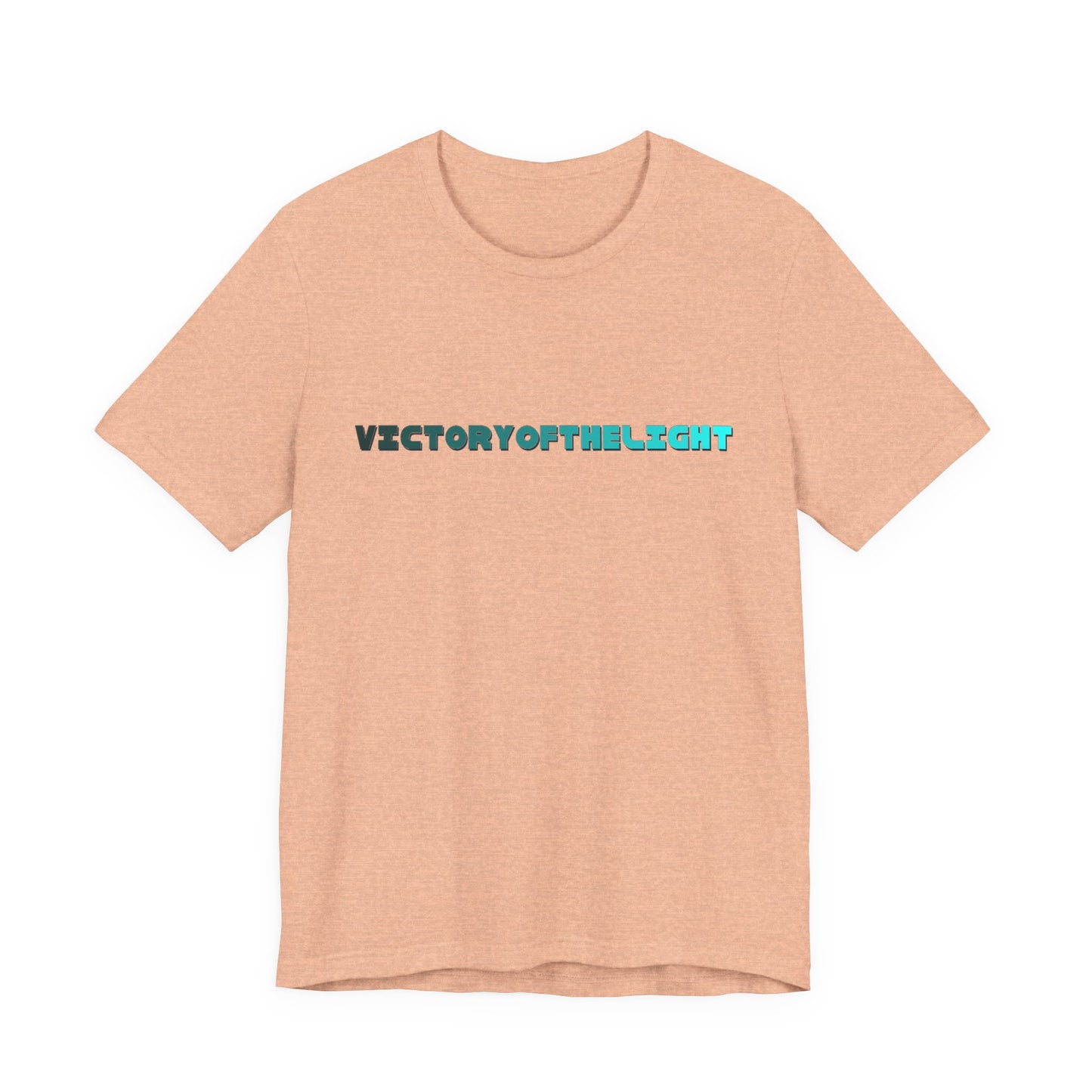 Victory Of The Light  Blue Banner T-Shirt Short Sleeve