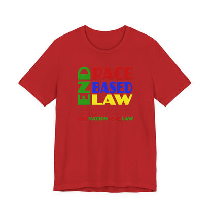 END RACE BASED LAW Canada Crayon Colours T-Shirt Short Sleeve