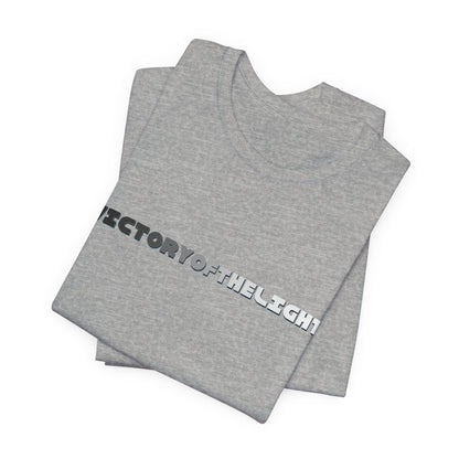 Victory Of The Light Grey Banner T-Shirt Short Sleeve