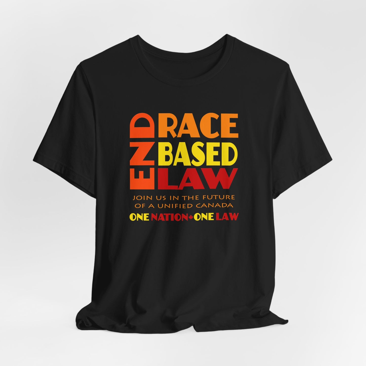 END RACE BASED LAW Canada Sunset T-Shirt Short Sleeve