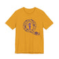 Q Purple Flower T-Shirt Short Sleeve