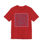 Q Scroll Wine T-Shirt Short Sleeve