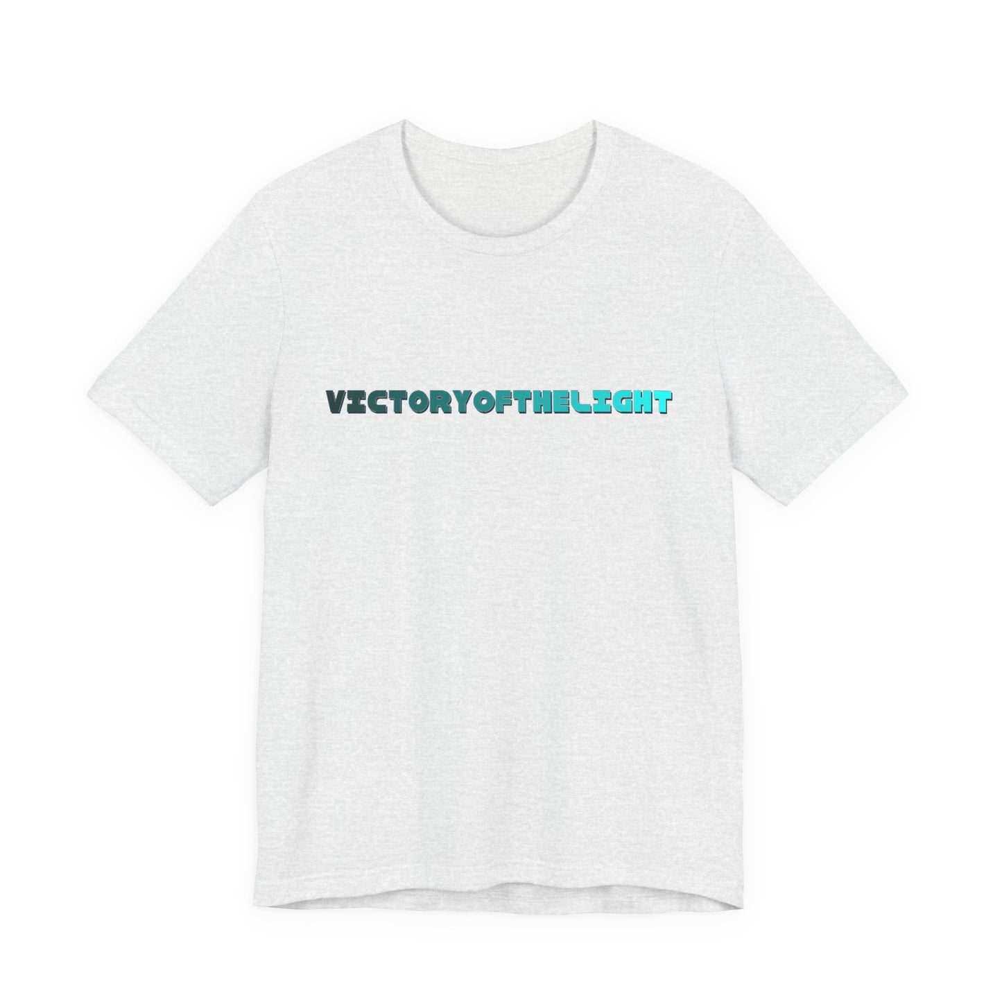 Victory Of The Light  Blue Banner T-Shirt Short Sleeve