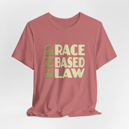 END RACE BASED LAW Beige T-Shirt Short Sleeve