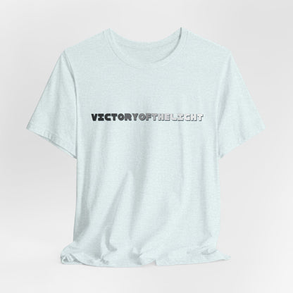 Victory Of The Light Grey Banner T-Shirt Short Sleeve