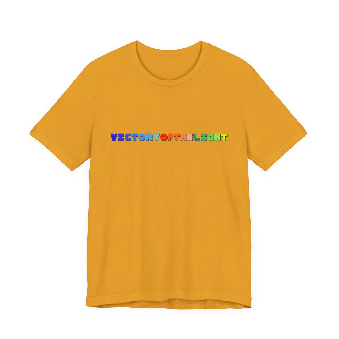 Victory Of The Light Multi Colour Banner T-Shirt Short Sleeve