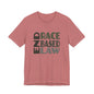 END RACE BASED LAW Grey T-Shirt Short Sleeve