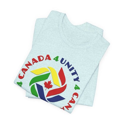 Unity 4 Canada Crayon Colours T-Shirt Short Sleeve