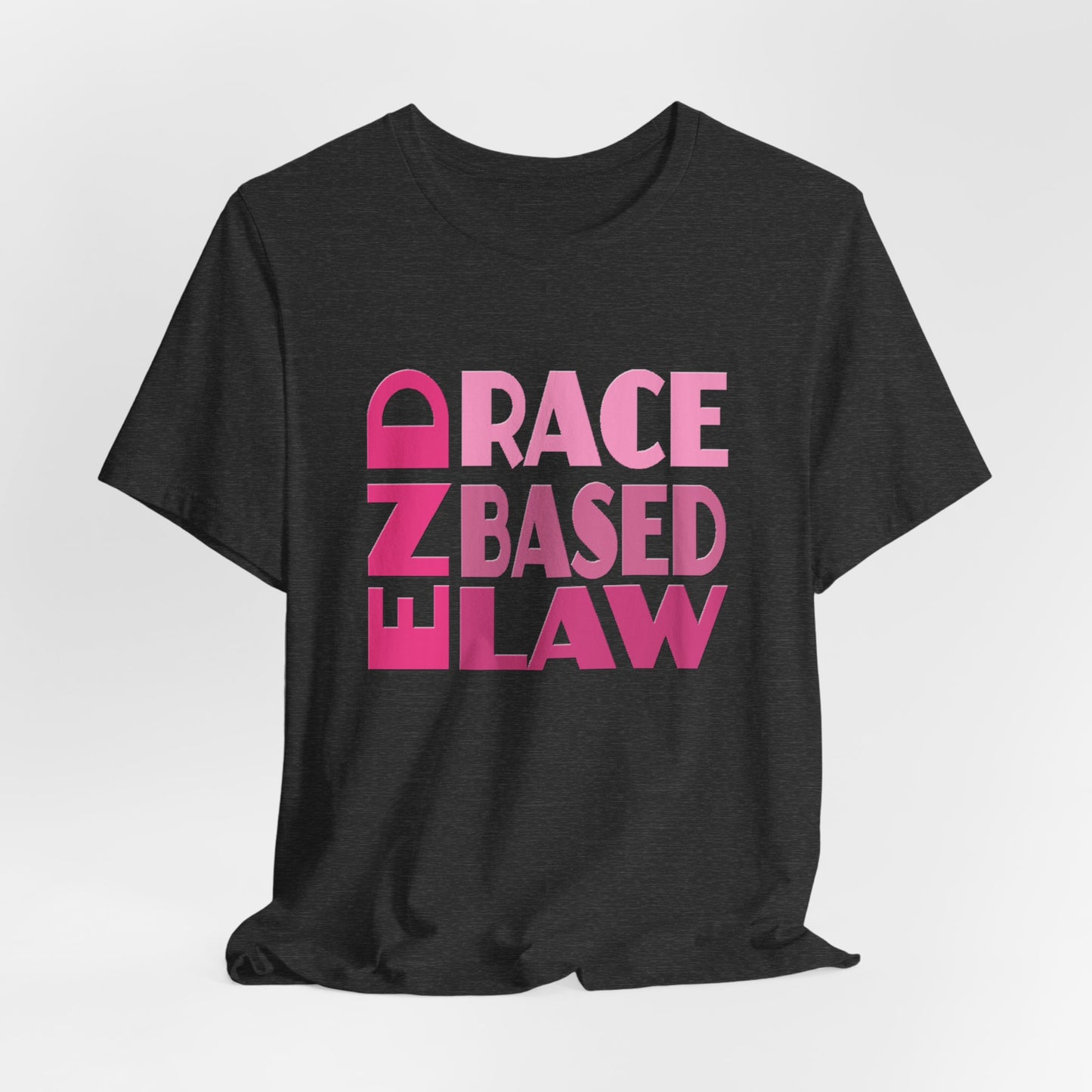 END RACE BASED LAW Pink T-Shirt Short Sleeve