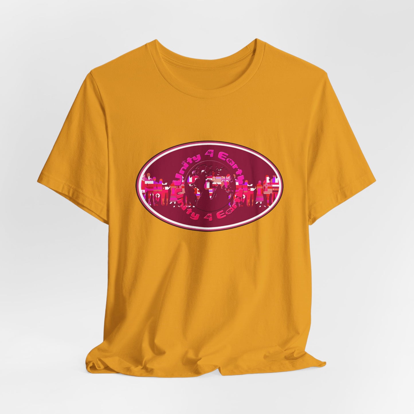 Unity 4 Earth Oval T-Shirt Short Sleeve