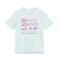 END RACE BASED LAW Canada Slim Pink T-Shirt Short Sleeve
