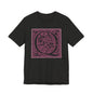 Q Scroll Wine T-Shirt Short Sleeve