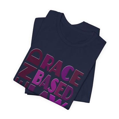 END RACE BASED LAW Purple T-Shirt Short Sleeve