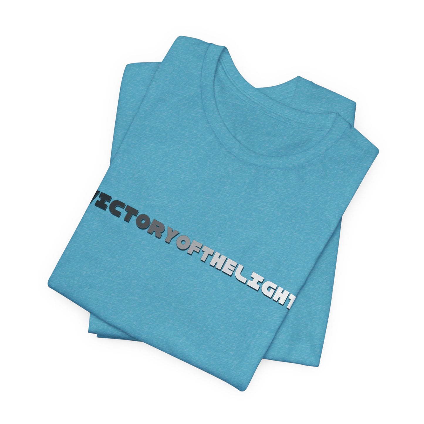 Victory Of The Light Grey Banner T-Shirt Short Sleeve
