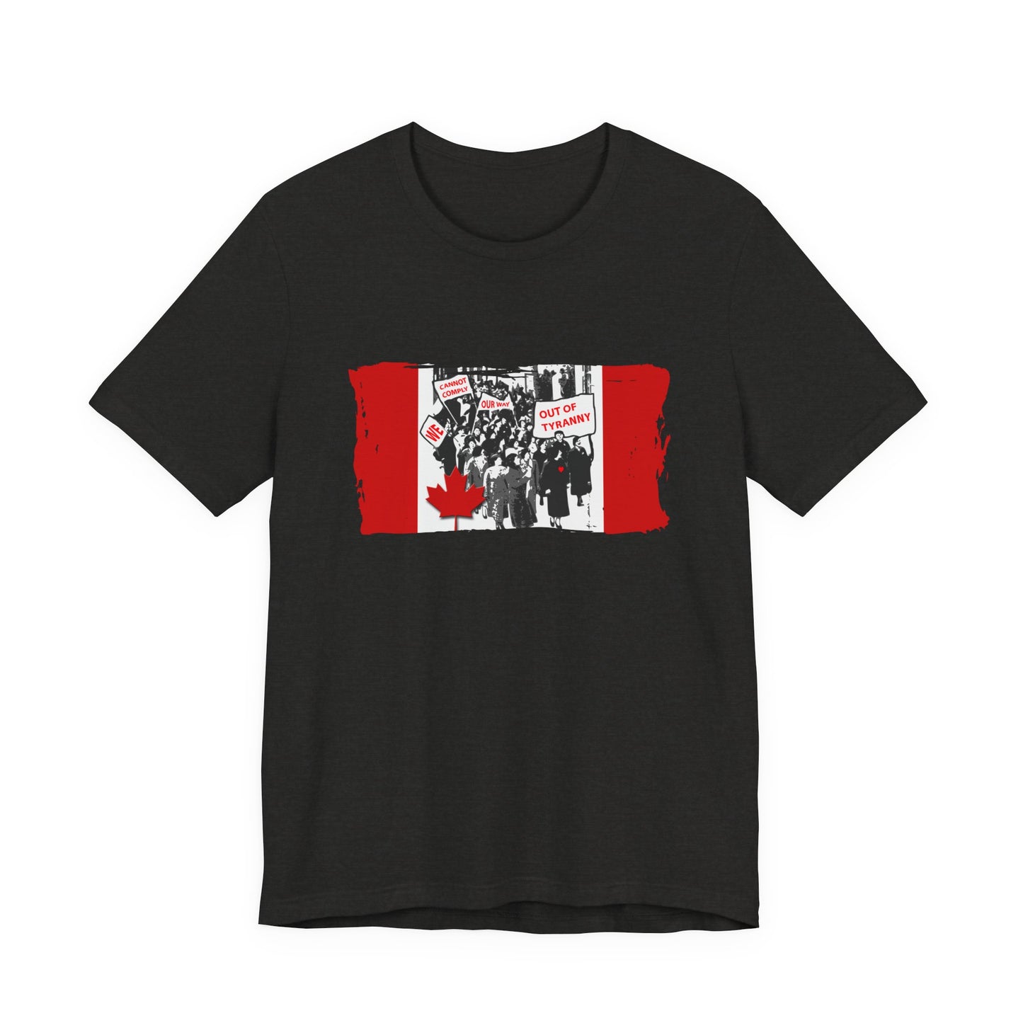 We Cannot Comply Our Way Our Of Tyranny  T-Shirt Short Sleeve