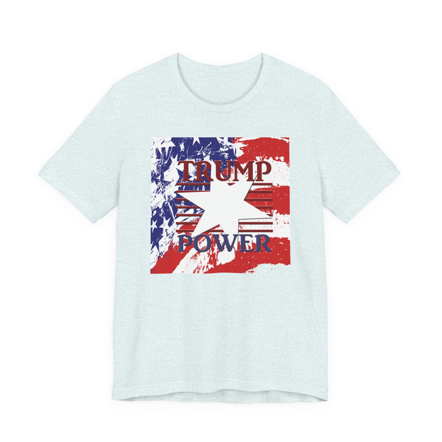 TRUMP POWER Stars and Stripes T-Shirt Short Sleeve