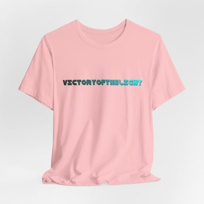 Victory Of The Light  Blue Banner T-Shirt Short Sleeve