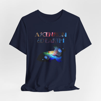 Ascension 5D Earth Rabbit T-Shirt Short Sleeve