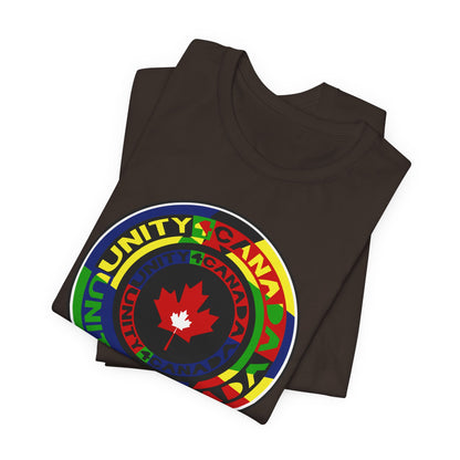 Unity 4 Canada Multi Colour T-Shirt Short Sleeve