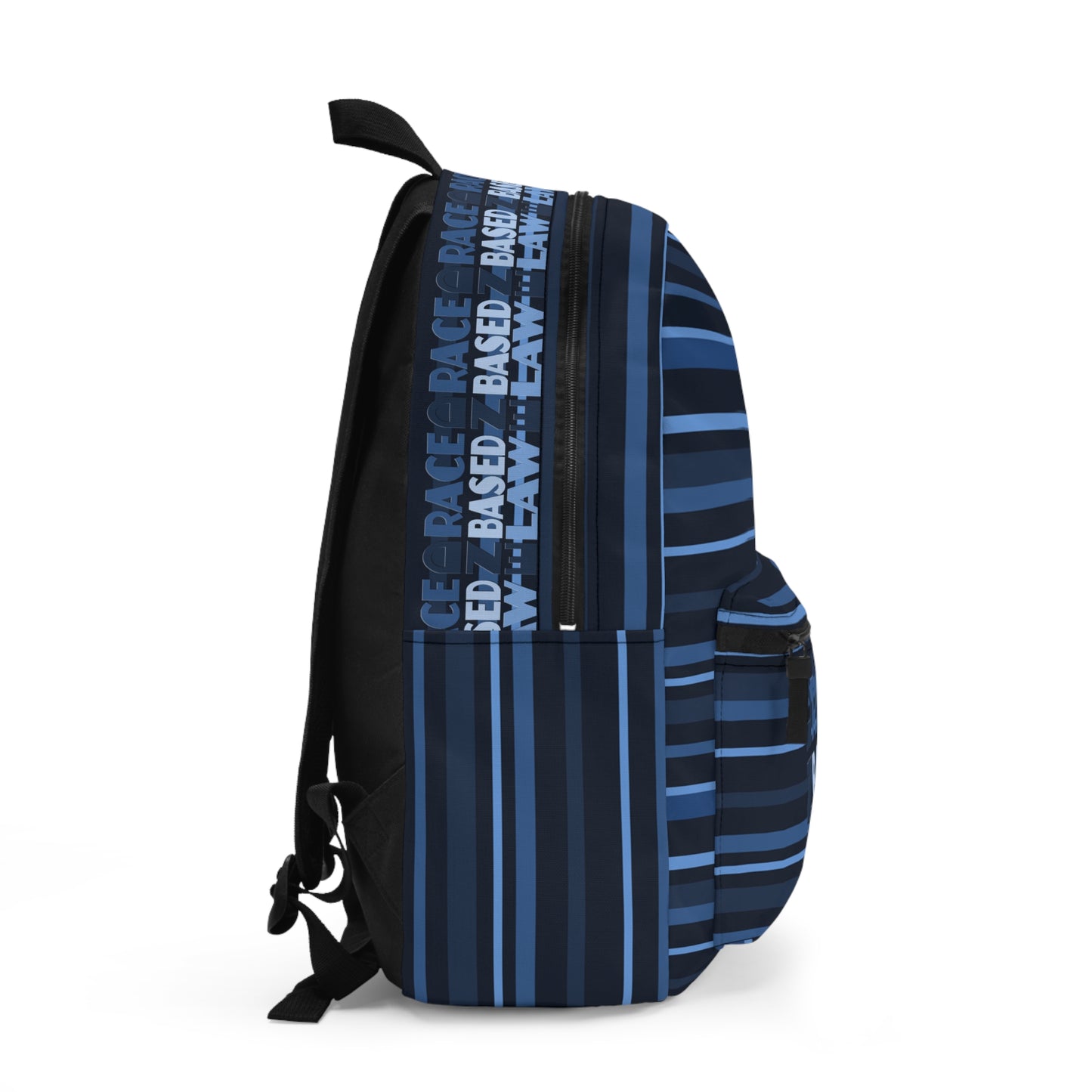 END RACE BASED LAW Blue Backpack