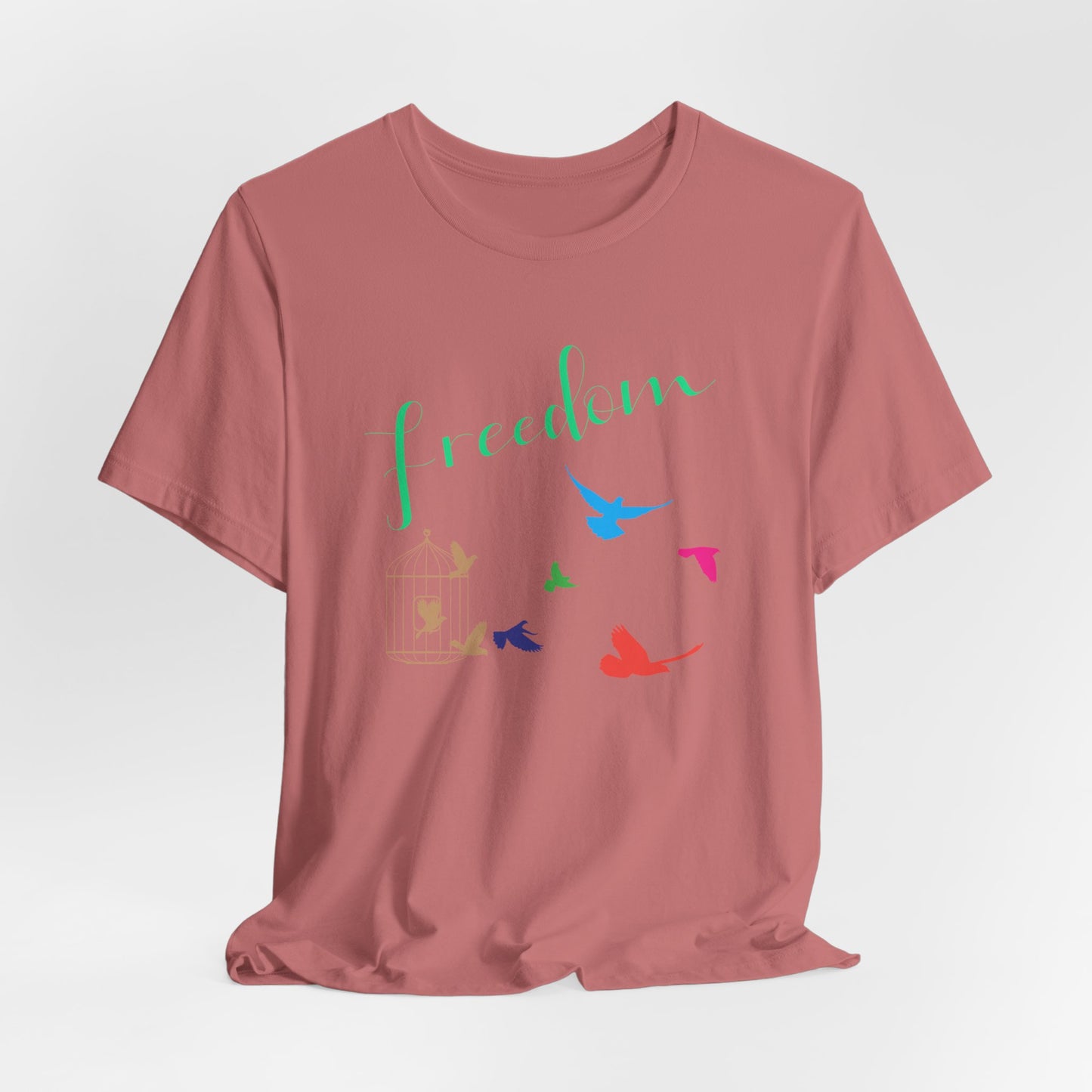 Freedom Birds T‑Shirt Short Sleeve