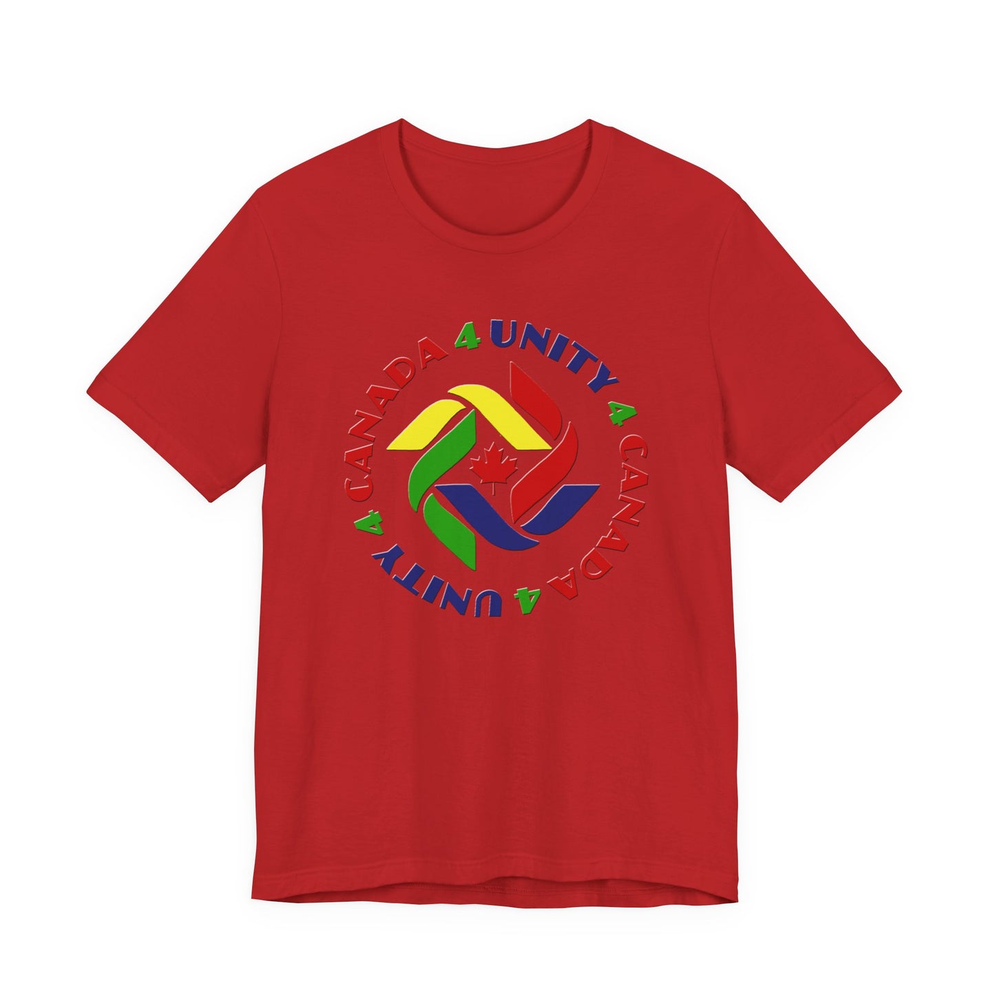 Unity 4 Canada Crayon Colours T-Shirt Short Sleeve
