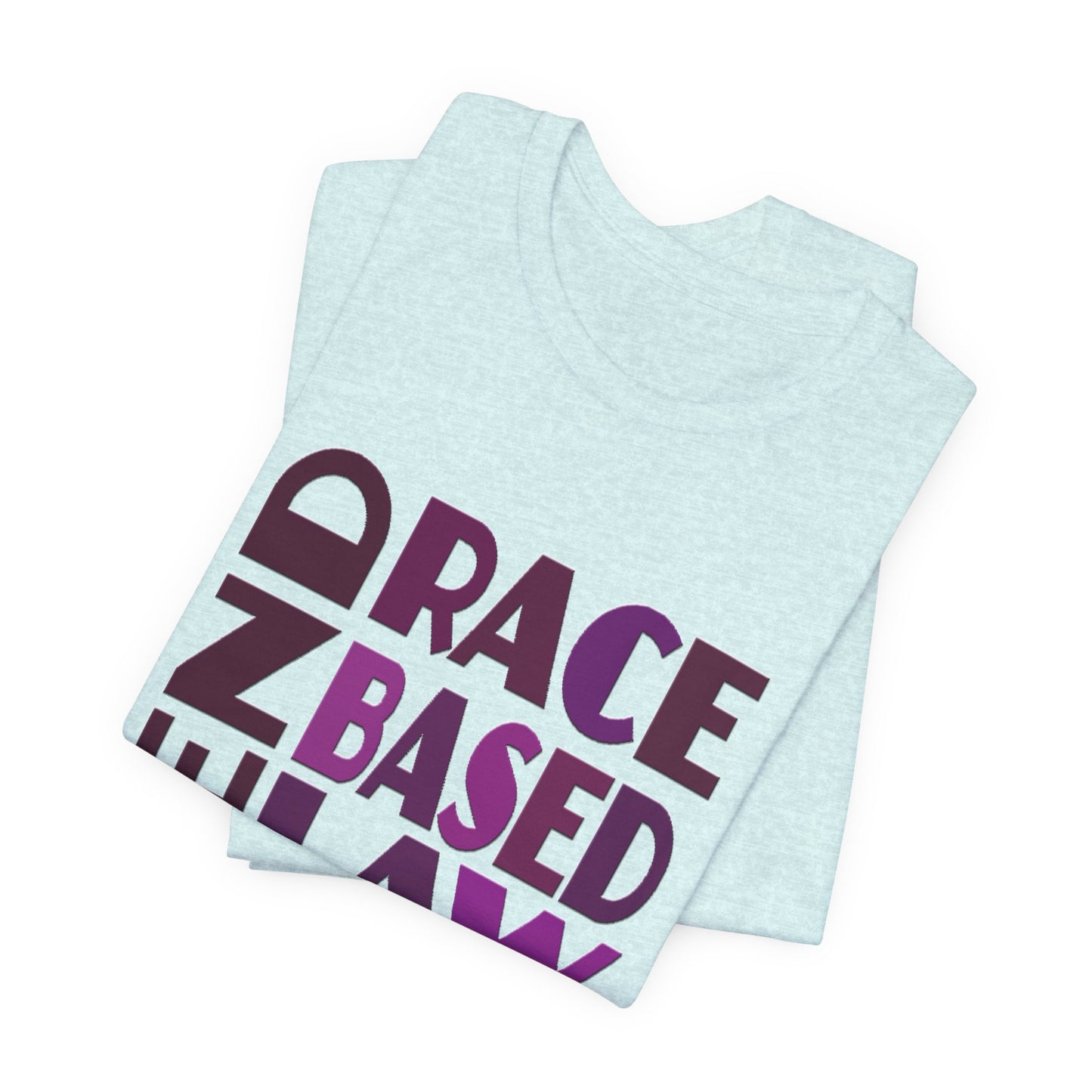 END RACE BASED LAW Purple T-Shirt Short Sleeve