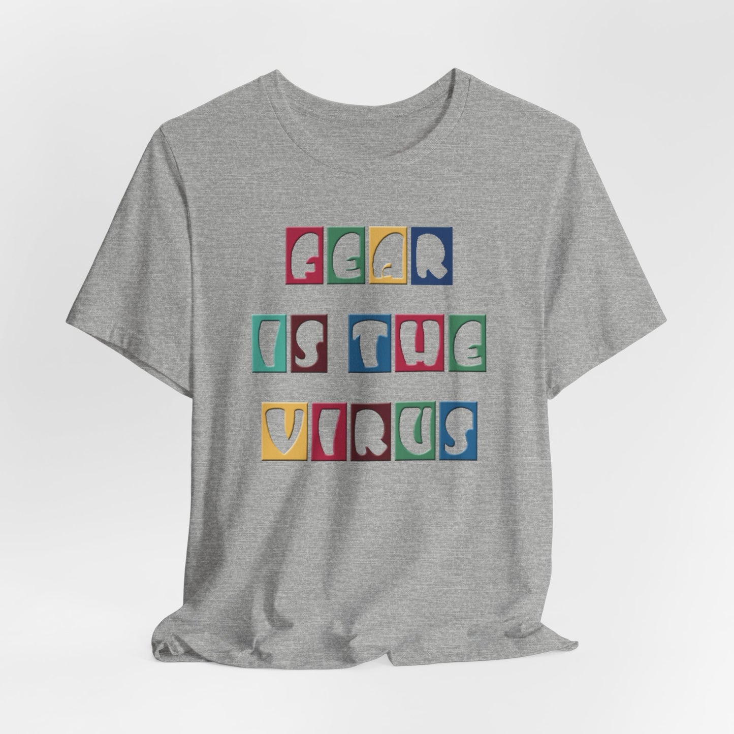 Fear Is The Virus 8 Multi Colour T-Shirt Short Sleeve