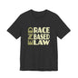 END RACE BASED LAW Beige T-Shirt Short Sleeve