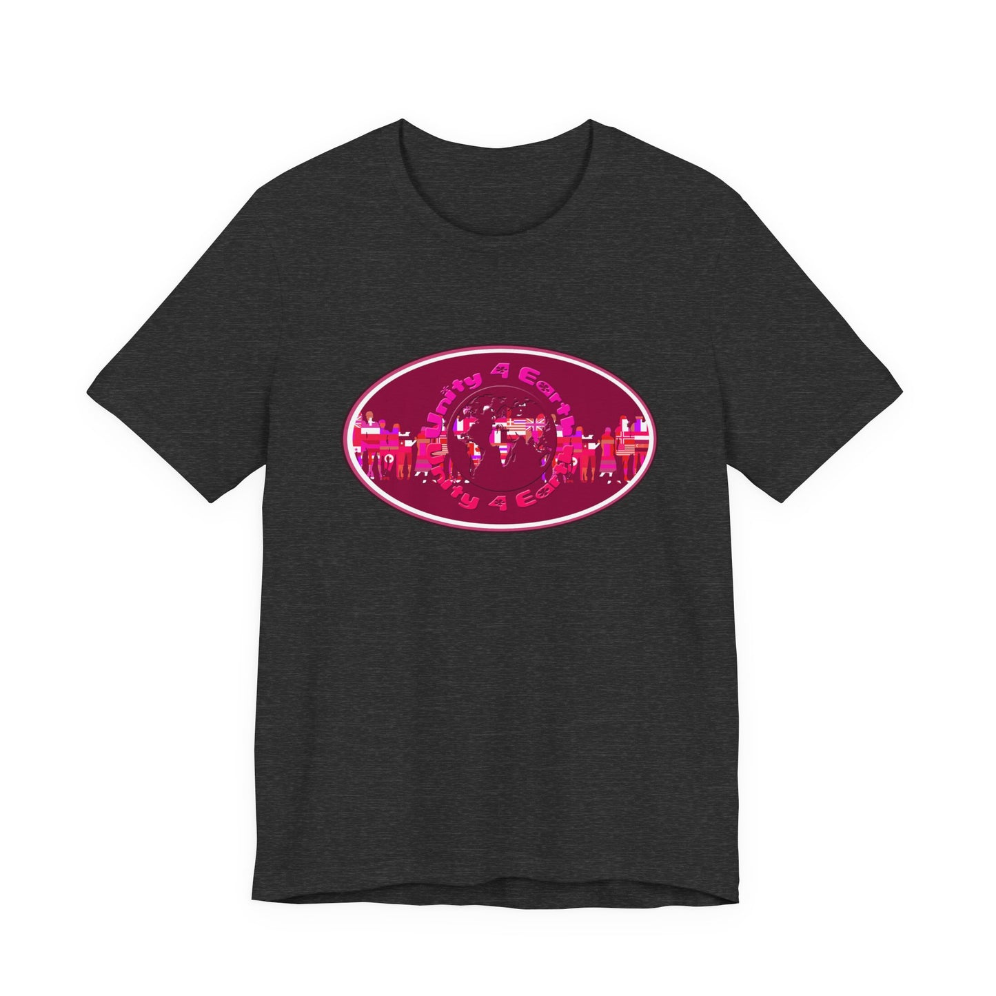Unity 4 Earth Oval T-Shirt Short Sleeve