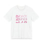 END RACE BASED LAW Slim Pink T-Shirt Short Sleeve
