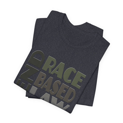 END RACE BASED LAW Grey T-Shirt Short Sleeve