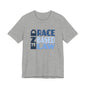 END RACE BASED LAW Blue T-Shirt Short Sleeve