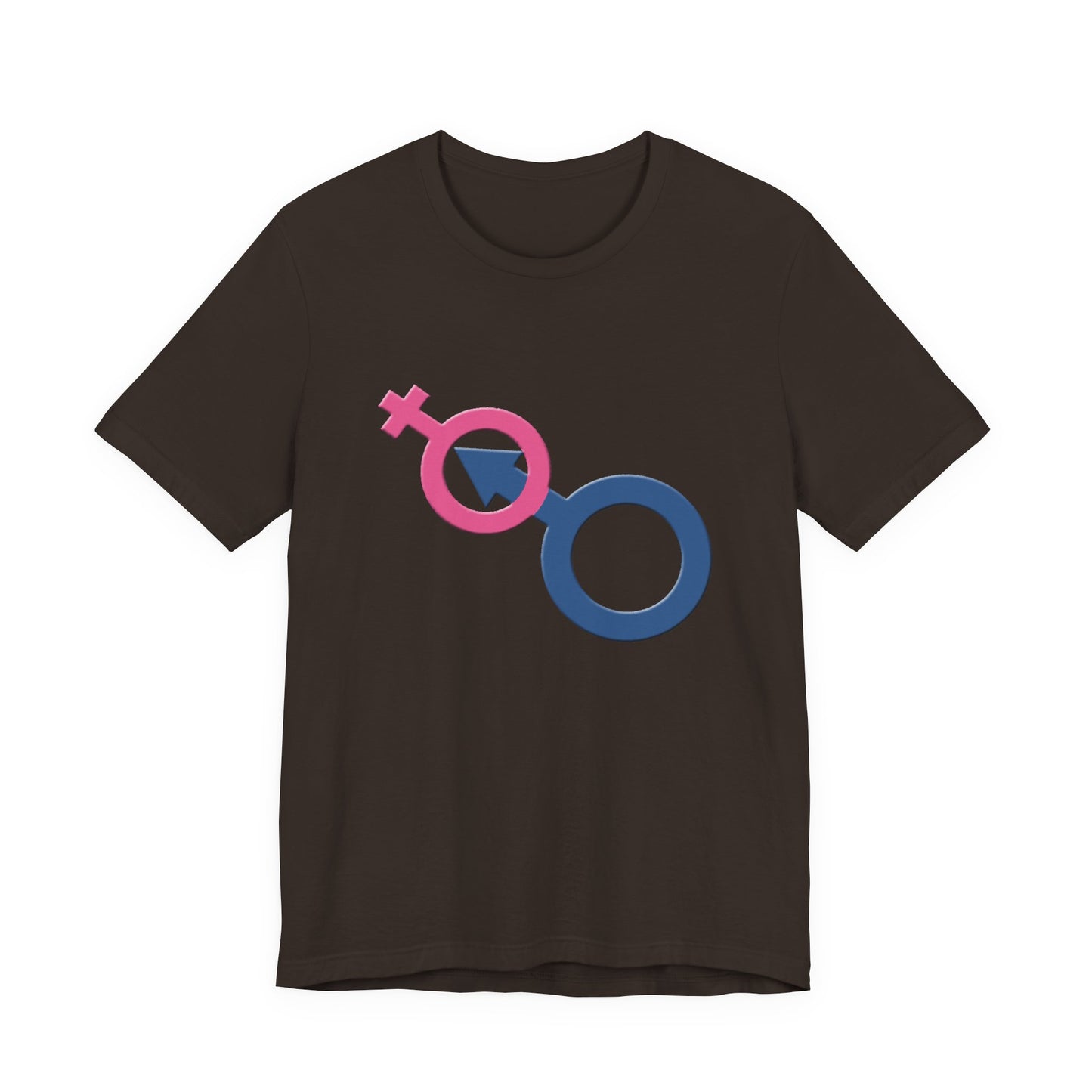 Man In Woman T-Shirt Short Sleeve