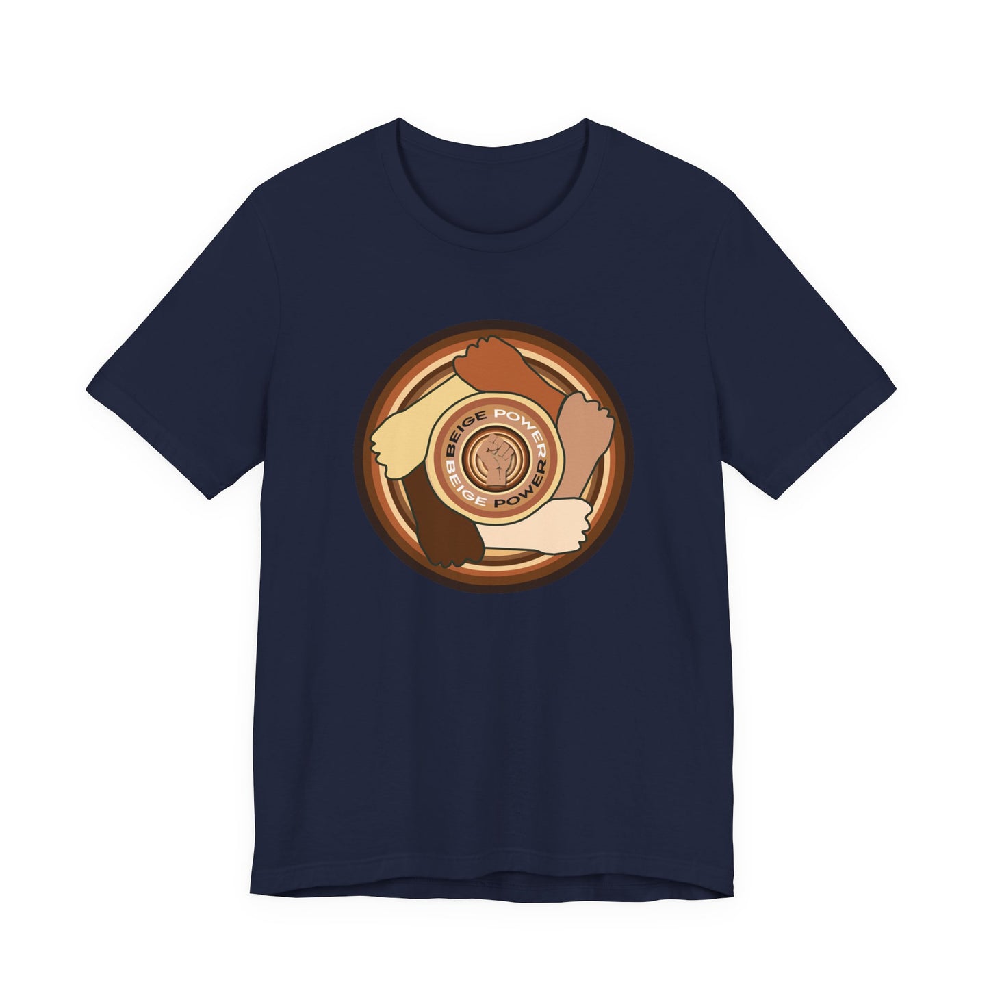 Beige Power T-Shirt Short Sleeve