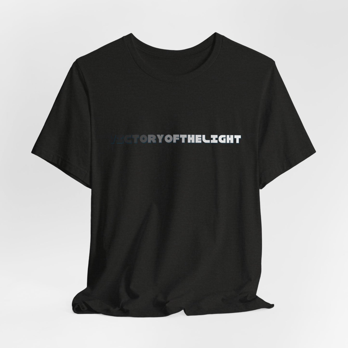 Victory Of The Light Grey Banner T-Shirt Short Sleeve