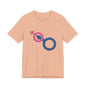 Man In Woman T-Shirt Short Sleeve