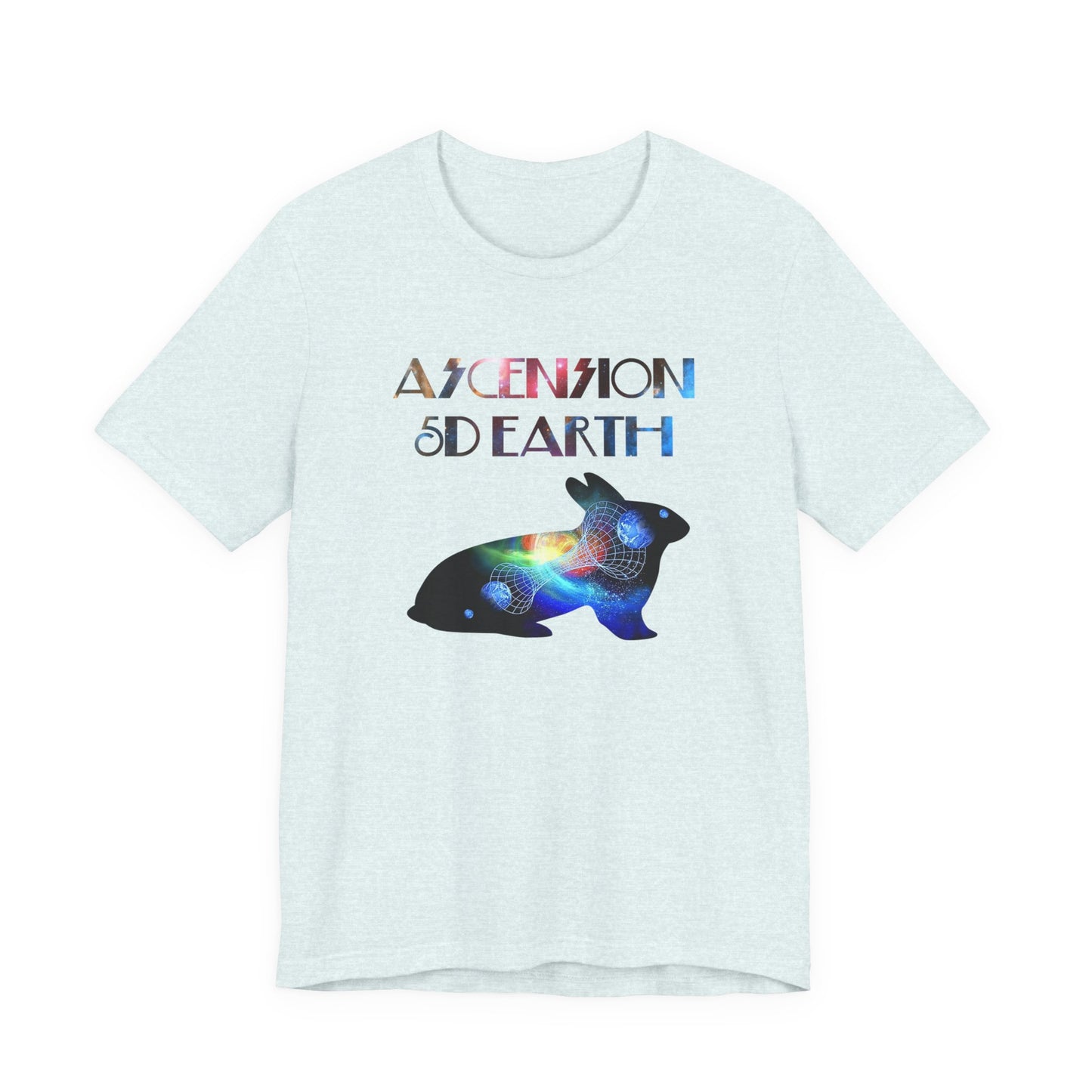 Ascension 5D Earth Rabbit T-Shirt Short Sleeve