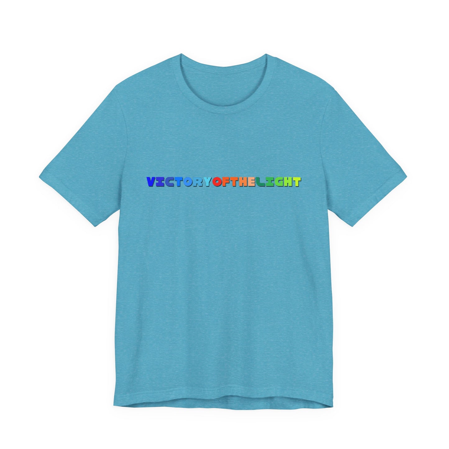 Victory Of The Light Multi Colour Banner T-Shirt Short Sleeve